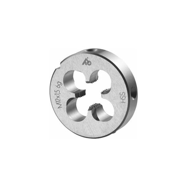 Holex M12X1.5 HSS Round Die, Closed/Pre-Slit Form 141070 12X1,5 - main